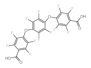Benzoic acid,4,4'-[(2,3,5,6-tetrafluoro-1,2-phenylene)bis(oxy)]bis[2,3,5,6-tetrafluoro-(9CI) picture