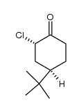trans-2-chloro-4-tert-butylcyclohexanone结构式