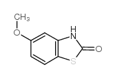 5-甲氧基苯并[d]噻唑-2(3H)-酮结构式