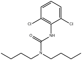 1,1-dibutyl-3-(2,6-dichlorophenyl)urea结构式