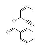 1-cyanobut-2-enyl benzoate结构式