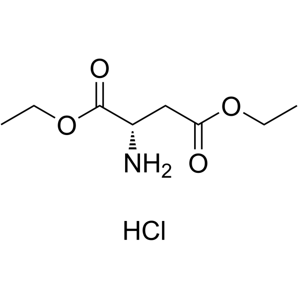 L-天门冬氨酸二乙酯盐酸盐结构式