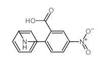 Benzoic acid,5-nitro-2-(phenylamino)- Structure