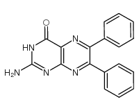 4(3H)-Pteridinone,2-amino-6,7-diphenyl- structure