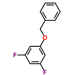 1,3-二氟-5-(苯基甲氧基)苯结构式