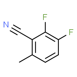 2,3-二氟-6-甲基苯甲腈结构式