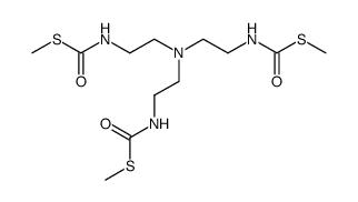 tris(2-(methylthiocarbonylamino)ethyl)amine Structure