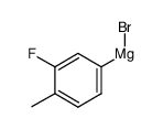 3-氟-4-甲基苯基溴化镁结构式