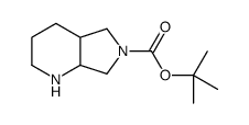 TERT-BUTYL HEXAHYDRO-1H-PYRROLO[3,4-B]PYRIDINE-6(2H)-CARBOXYLATE Structure