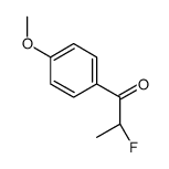 1-Propanone, 2-fluoro-1-(4-methoxyphenyl)-, (R)- (9CI) Structure