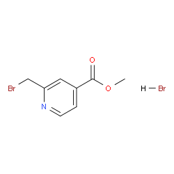 2-(溴甲基)异烟酸甲酯氢溴酸盐结构式