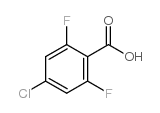 4-氯-2,6-二氟苯甲酸结构式