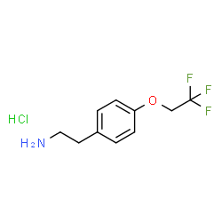 2-[4-(2,2,2-三氟乙氧基)苯基]乙胺盐酸盐结构式