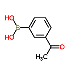 (3-Acetylphenyl)boronic acid Structure