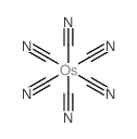 Osmate(4-),hexakis(cyano-kC)-,tetrapotassium, (OC-6-11)- (9CI) Structure