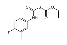 ethyl (4-iodo-3-methylphenyl)carbamothioylsulfanylformate结构式