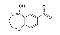 7-nitro-3,4-dihydro-2H-1,4-benzoxazepin-5-one结构式