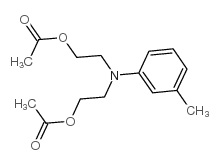 N,N-二乙酰氧乙基间甲苯胺结构式