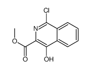 1-氯-4-羟基异喹啉-3-羧酸甲酯结构式