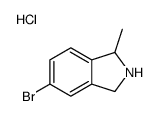5-BROMO-2,3-DIHYDRO-1-METHYL-1H-ISOINDOLE HYDROCHLORIDE structure