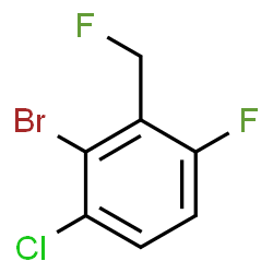 2-Bromo-1-chloro-4-fluoro-3-(fluoromethyl)benzene Structure