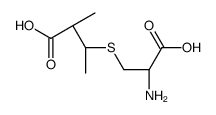 3-[(2R)-2-amino-2-carboxyethyl]sulfanyl-2-methylbutanoic acid Structure