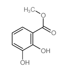 2,3-二羟基苯甲酸甲酯结构式