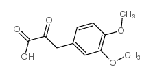 (3,4-二甲氧基苯基)丙酮酸结构式