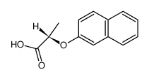 (S)-2-(2-naphthoxy)propanoic acid Structure