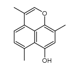 3,6,9-trimethylbenzo[de]chromen-7-ol结构式