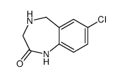 7-chloro-1,3,4,5-tetrahydro-1,4-benzodiazepin-2-one结构式