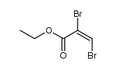 反-2,3-二溴丙烯酸乙酯结构式