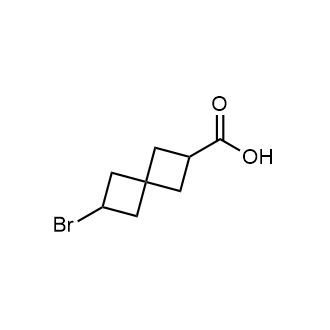 6-Bromospiro[3.3]heptane-2-carboxylic acid Structure