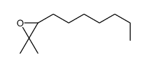 3-heptyl-2,2-dimethyloxirane Structure