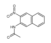 N-(3-nitro-[2]naphthyl)-acetamide Structure