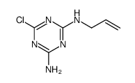 6-(allylamino)-4-amino-2-chloro-1,3,5-triazine结构式