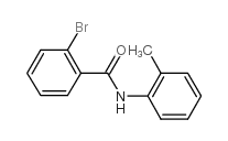 N-(2-甲基苯基)-2-溴苯甲酰胺结构式