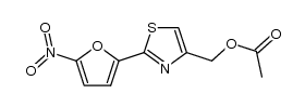 4-acetoxymethyl-2-(5-nitro-furan-2-yl)-thiazole结构式