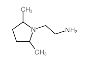 1-Pyrrolidineethanamine,2,5-dimethyl-结构式