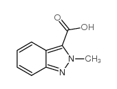2-甲基-2H-吲唑-3-羧酸结构式