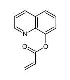 喹啉-8-基丙烯酸酯结构式