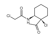 N-((1S,2R)-2-acetyl-2-chlorocyclohexyl)-2-chloroacetamide结构式