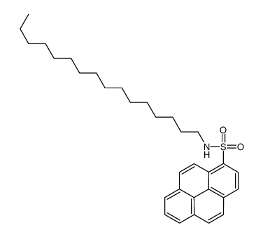 N-Hexadecyl-1-pyrenesulfonamide结构式