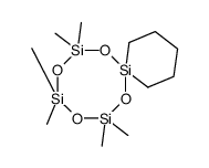 8,8,10,10,12,12-hexamethyl-7,9,11,13-tetraoxa-6,8,10,12-tetrasilaspiro[5.7]tridecane结构式