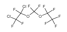 perfluoro-1,2-dichloro-3,5-dioxaheptane结构式