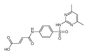 4-[4-[(4,6-dimethylpyrimidin-2-yl)sulfamoyl]anilino]-4-oxobut-2-enoic acid结构式