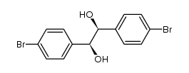 (1S,2S)-1,2-bis-(4-bromo-phenyl)-ethane-1,2-diol结构式