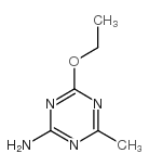 4-乙氧基-6-甲基-1,3,5-三嗪-2-胺结构式