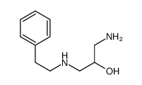 1-Amino-3-[(2-phenylethyl)amino]-2-propanol结构式