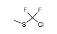 (chloro-difluoro-methyl)-methyl sulfide结构式